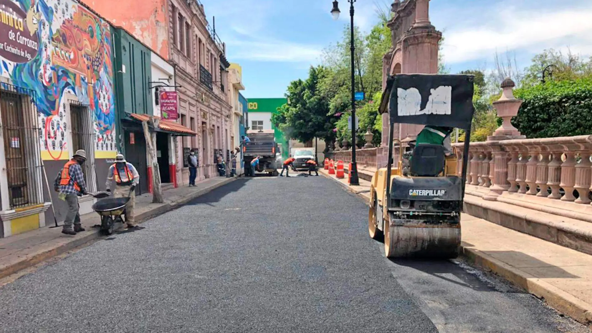 repavimentacion calles jardin de san marcos